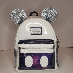Loungefly Disney Parks Mickey Mouse Space Mountain Mini Backpack